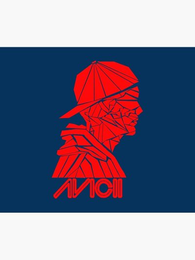 Avicii Red Logo Tapestry Official Cow Anime Merch