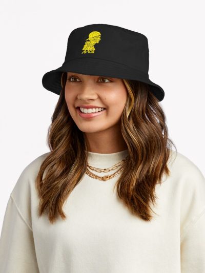 Avicii Yellow Logo Bucket Hat Official Cow Anime Merch