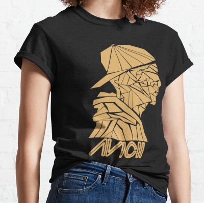 Avicii Gold Logo T-Shirt Official Cow Anime Merch
