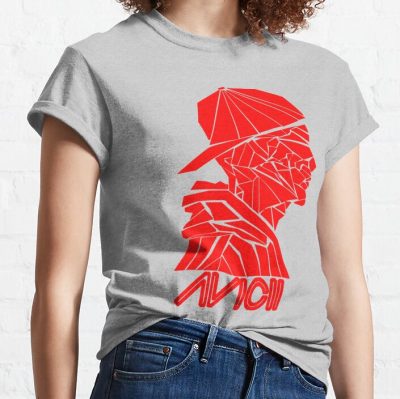 Avicii Red Logo T-Shirt Official Cow Anime Merch