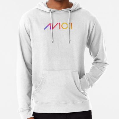 Avicii Text Only Colorful Big Hoodie Official Cow Anime Merch