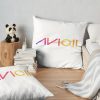 Avicii Text Only Colorful Big Throw Pillow Official Cow Anime Merch