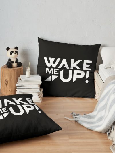 Wake Me Up! Avicii Throw Pillow Official Cow Anime Merch