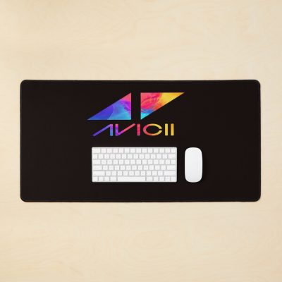 Avicii Text And Logo Colorful Mouse Pad Official Cow Anime Merch
