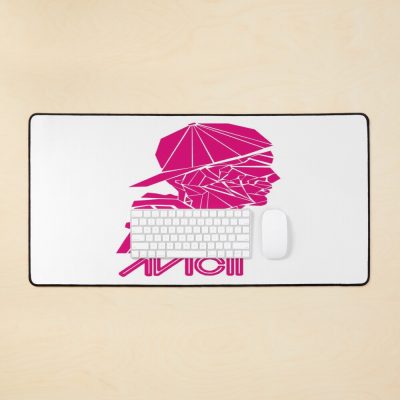 Avicii Pink Logo Mouse Pad Official Cow Anime Merch