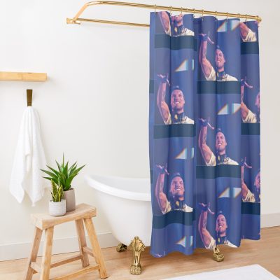 Low Poly Avicii Premium Shower Curtain Official Cow Anime Merch