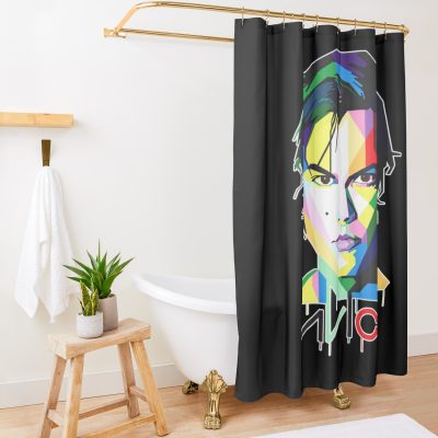 Official Merchandise Of Avicii Shower Curtain Official Cow Anime Merch